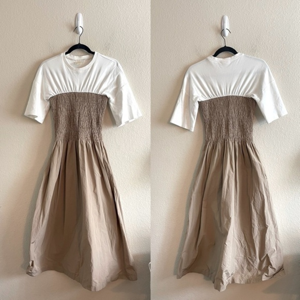 Anthropologie Maeve The Lilou Twofer Midi Dress Cottagecore Womens Size XS